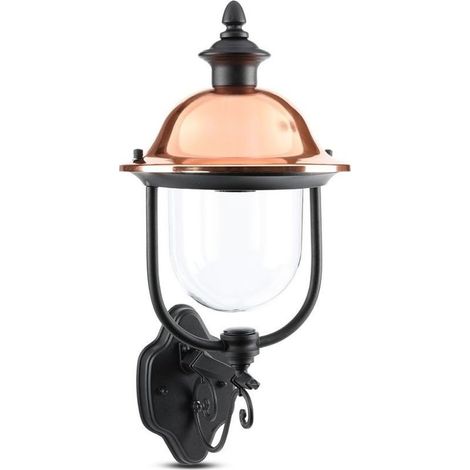 V-TAC VT-853 Garden Wall Lamp Facing Up IP44 Grafite matt schwarz Halter E27 - sku 7532 (1/5)