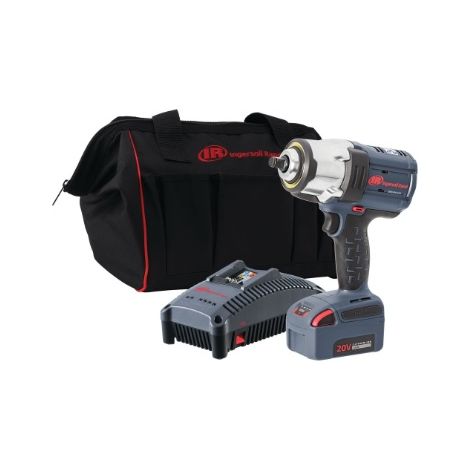 Clé à chocs sans fil 20V 2040Nm avec 2 batteries 5Ah – Moteur Brushless – Pour travaux intensifs en métal et béton – Ingersoll Rand (1/3)