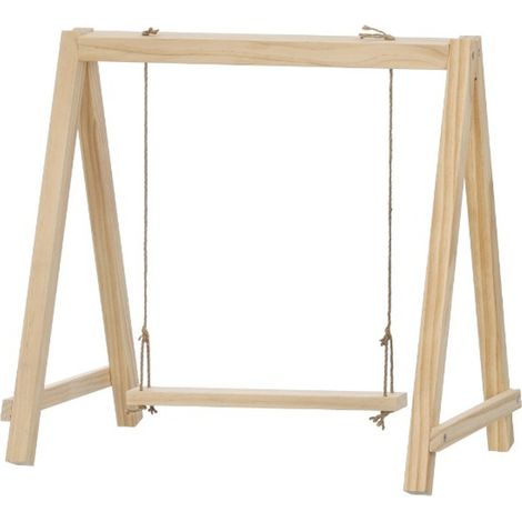 Balançoire à poule en bois, 62 x 42 cm - Bubimex - Bubimex (1/5)