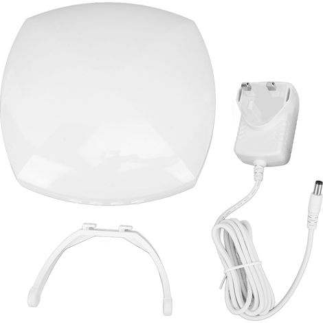 Lampe luminothérapie Toivize 10000 Lux sans UV réglable 2800-5700K 5 niveaux luminosité minuterie idéale bien-être anti-SAD bureau (1/5)