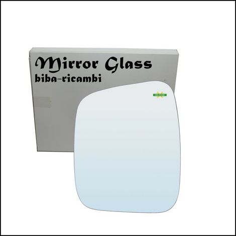 Vetro specchio nudo adesivo lato sx-guidatore per citroen nemo (aa) dal 2008 (1/3)