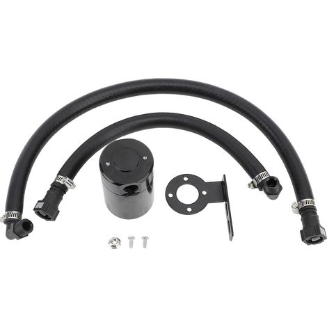 Kit separatore aria-olio in alluminio da 3 once, compatibile con tubo flessibile per modelli 1500 5.3L e 6.2L dal 2019 al 2022. (1/5)