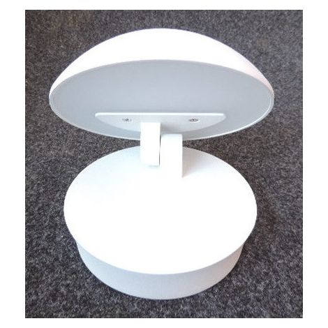 Applique extérieure blanche ronde indirect 150x142x118mm 13W 3000K 640lm 230V IP54 Façade Ledvance (1/3)