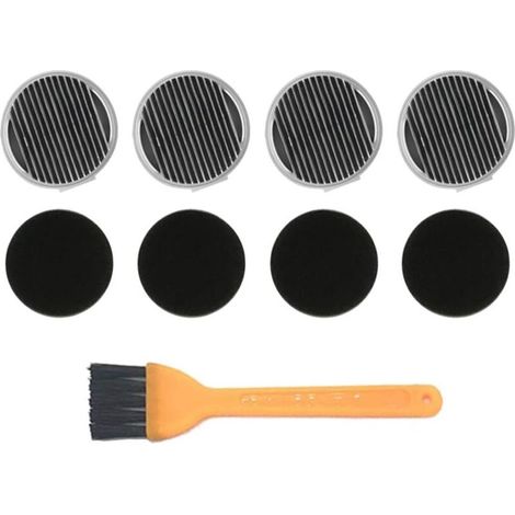 Ensemble de filtres HEPA pour Xiaomi, filtres HEPA de rechange efficaces pour aspirateur à main Xiaomi sans fil F8, avec brosse de nettoyage universelle (1/4)