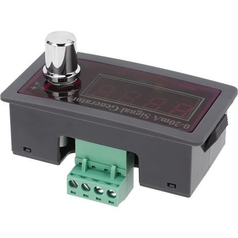 Générateur de signal 0-20mA, afficheur 4 chiffres, simulateur analogique de courant pour contrôle DCS, alimentation 15-28VDC, type bouton-poussoir. (1/5)