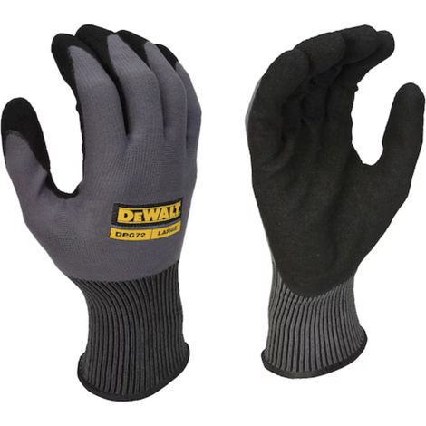 Dewalt DPG72L Flexible High-Durability Grip Work Gloves - Size L / 9