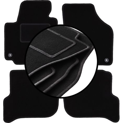 Ensemble complet de tapis en velours pour : Volkswagen Golf Plus monospace (2005-2014)