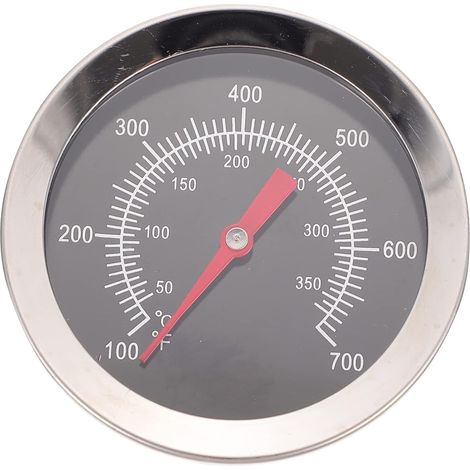 Thermomètre Bimétallique Four Barbecue Acier Inoxydable Lecture (1/5)