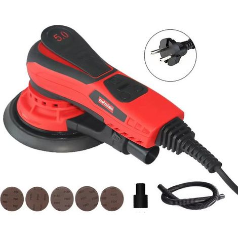 Ponceuse orbitale compacte sans balais brosse à bois vitesse variable outil de finition pour cloisons sèches et carrosserie automobile