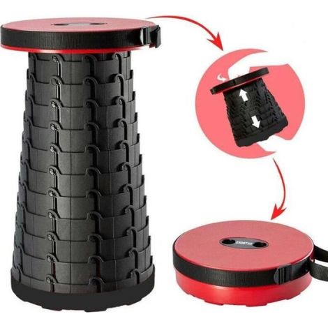 Tabouret rétractable Portable d'extérieur, chaise pliante, pratique, pour le Camping, la pêche (1/4)