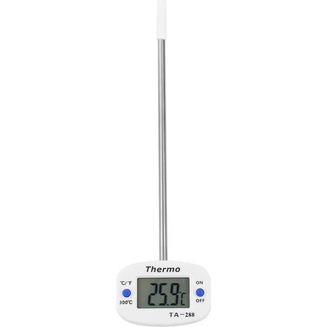 Sonde thermique LCD pour aliments, testeur de température cuisine BBQ grill lait, cuisson précise
