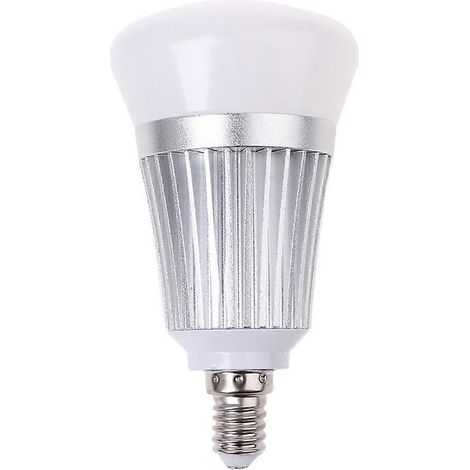 Pour ampoule intelligente à changement de couleur WiFi sans fil avec télécommande vocale et minuterie No-E14-