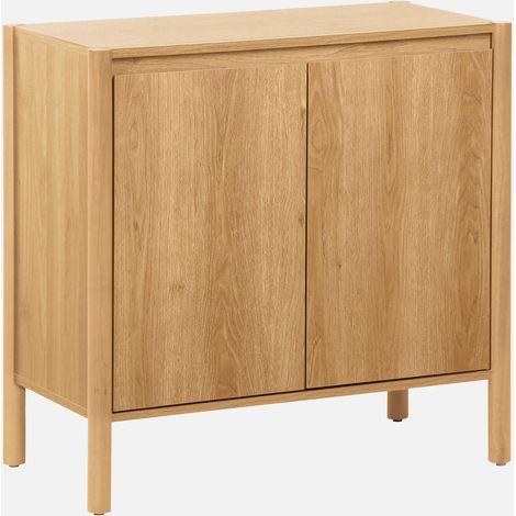 Credenza decorazione legno 2 ante 80cm