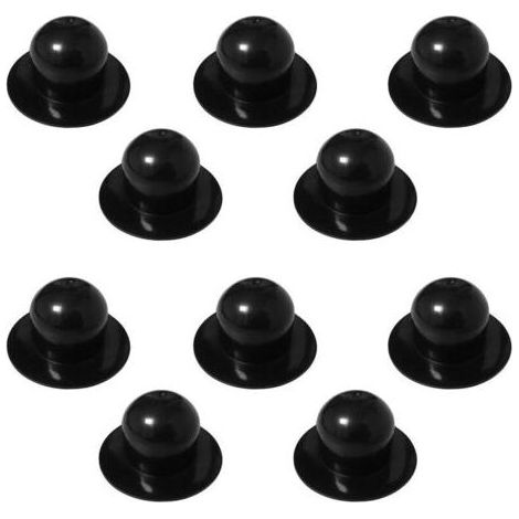 Ersatzpumpenkappe für Schwimmbecken, schwarz (10 Stück) (1/5)