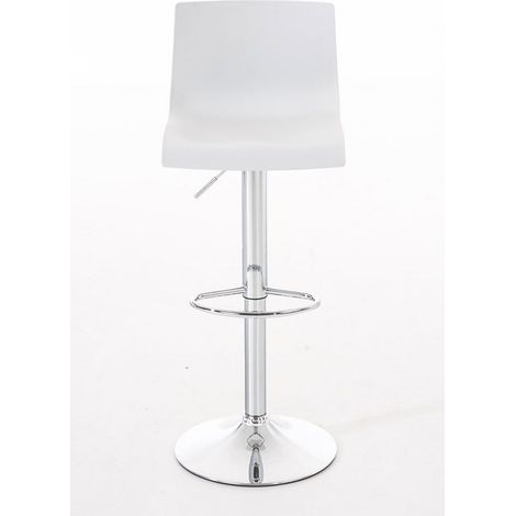 Set 2 Taburetes Hover en Polipropileno Blanco (1/5)