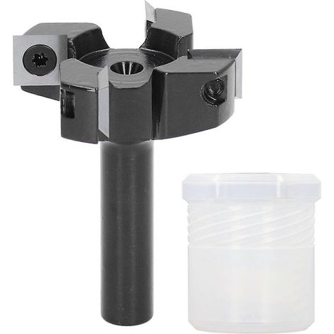 Fräser zum Glätten von Platten, 4-flügelig, 2 Zoll Einsatz, 12 mm Schaft