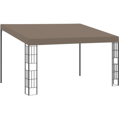 Belvédère mural 4x3 m Taupe Tissu