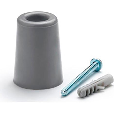 Tope De Puerta Caucho 51x38x38mm Gris Inofix (1/5)