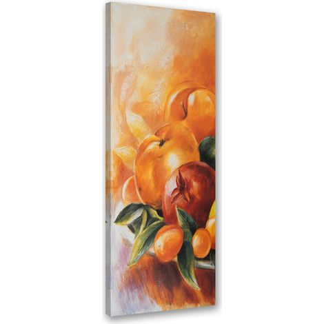 Tableau sur toile Fruit frais peint 30x90 (1/5)