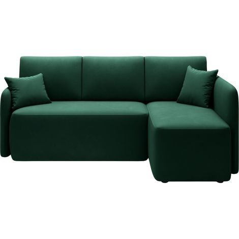 Sofá de esquina colección HEDSON color Verde esmeralda (1/4)
