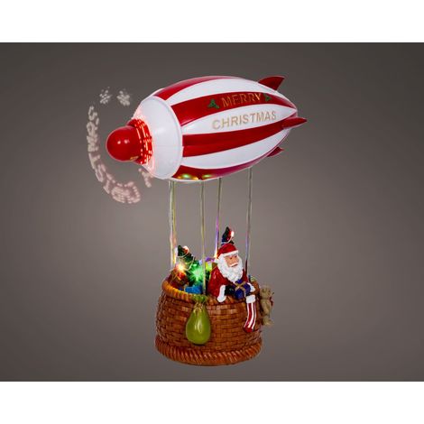 Scena LED casetta in polyresin 9 x 16 x 20,5 cm multicolore Peraga Christmas