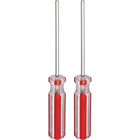 2PCS Tournevis Hexagonal Plat À Main 2.5mm x 60mm Clé Hexagonale (1/5)
