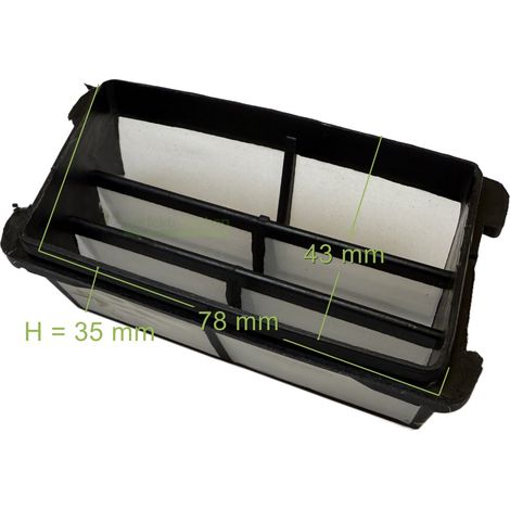 filtre à air pour tronçonneuse Jonsered 2041 2045 2050 / 503 41 32-03 5034132-01 (1/4)
