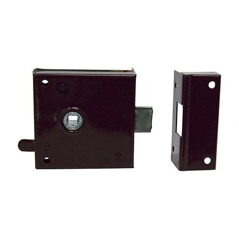 SERRATURA LEGNO APPLICARE 189 BONAITI • Q6+SCR+BLOCCO E.MM 35 DX