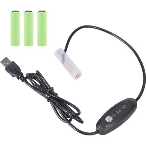 adaptateur USB 5V 2A vers 3V 4 5V 6V 5W AA LR6 convertisseur