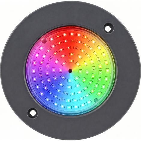 Foco LED Piscina RGBW Warmpool 6W 12V AC Ø 11 cm ABS Antracita (1/5)
