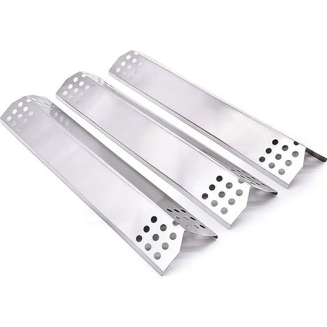37CM Diffuseur Chaleur pour Char-Broil, Taino 4 Pro, Enders, Broilmaster, ProfiCook, Barbecook Siesta, Landmann, Campingaz, Plaque Chauffante Pièce de Rechange, 3 Paque (1/5)