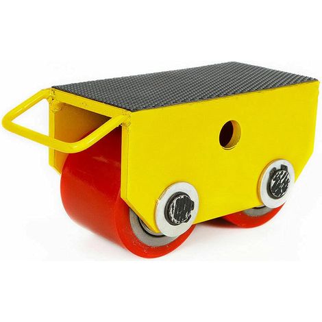 2.5T Gelb Schwerlastrollen Industrieroller Panzerrollen Transportfahrwerk Transportrollen (1/5)