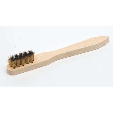 Kratzbürste, Messing, 175 mm