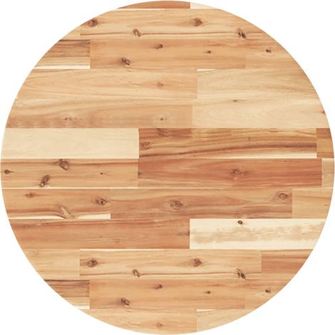 Dessus de table,Plateau de table,Dessus de bureau rond Ø60x2 cm bois massif d'acacia CFW14097 (1/5)