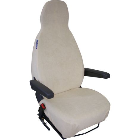 Fodere per sedili in spugna di cotone elasticizzate beige per camper