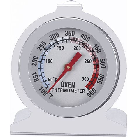 Edelstahl-Thermometer, Ofenthermometer, Kühlschrankthermometer
