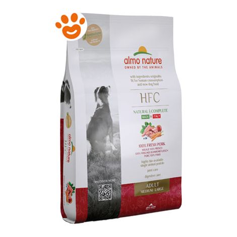 Almo Nature Dog HFC Adult Medium Large Maiale  - Almo Nature Dog HFC Adult Medium Large Maiale - Sacco Da 8 Kg