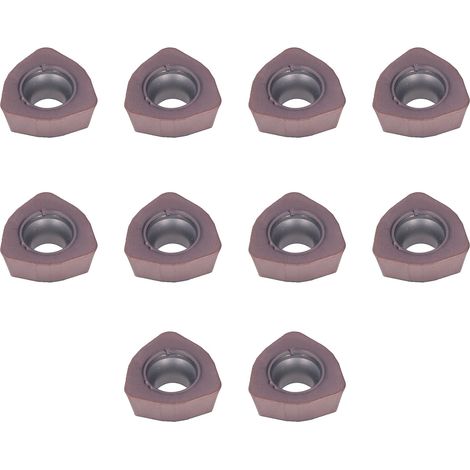 10pcs WDMW080520-ZTR Plaquettes de Tournage Bronze, Fraises en Carbure Haute Qualité, Plaques d'Outils, Outils de Tour (1/5)