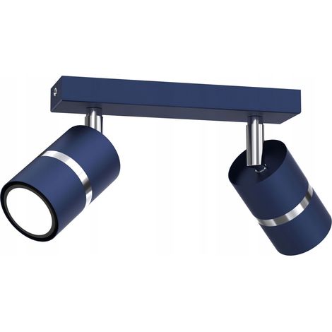 DECKENLEUCHTE SPOT LED REFLEKTOR MARINEBLAU 2 X GU10 (1/5)