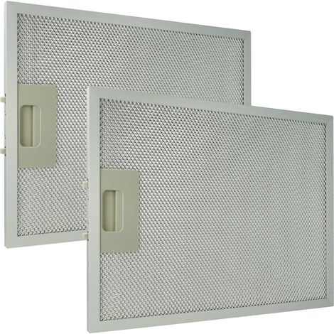 vhbw 2x filtro anti-grasso sostituisce Klarstein 10032230, 10031995 per cappa da cucina, alluminio