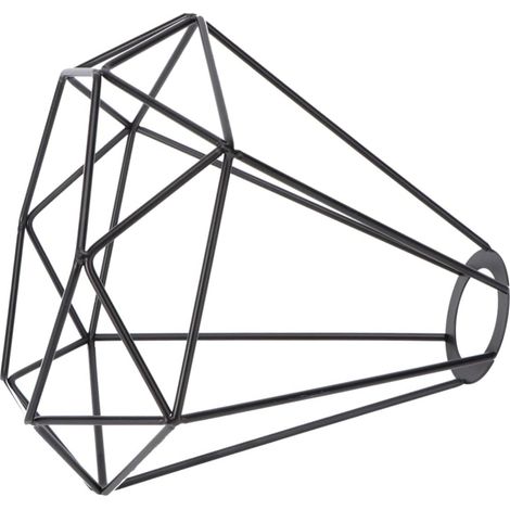 CCYKXA Metal lampshade, cage-shaped metal lampshade, rimless light cover, replacement for wall pendant light, wall sconce