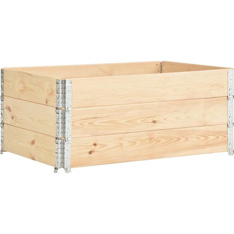 Maison Exclusive - Hochbeete 3 Stk. 100x150 cm Kiefer Massivholz (1/5)