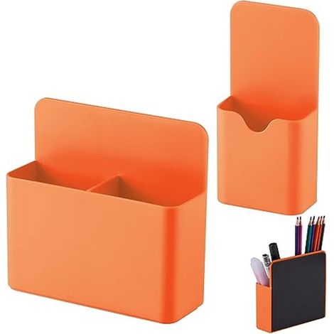 Magnetischer Stifthalter, 2 Stück – Organizer für Whiteboard und Kühlschrank mit starkem Magneten