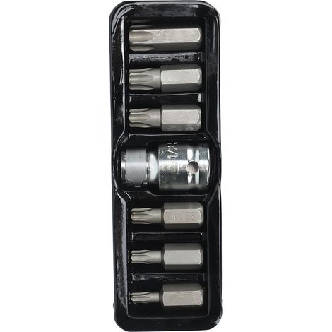 Jeu de 7 douilles et embouts de clé YT-0410 en acier, 12,7 mm et 9,5 mm (1/5)