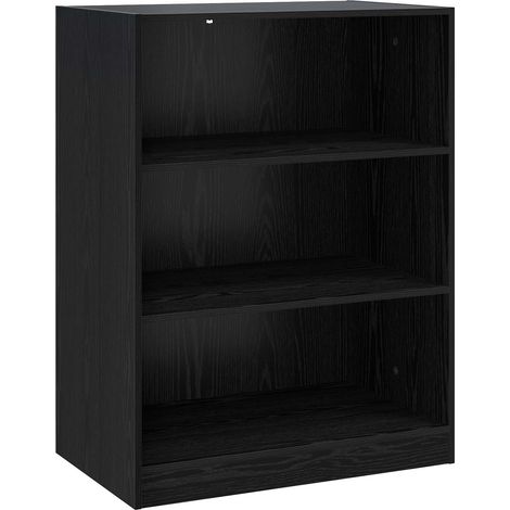 Wardrobe with Shelf with Storage Black oak 77 x 48 x 102 cm PB vidaXL
