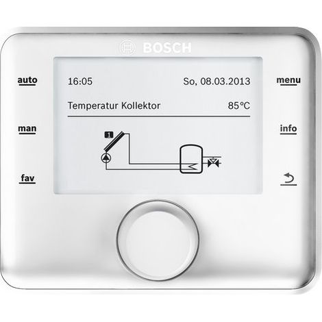 Bosch Accessoires technique solaire CS 200 Régulateur autonome solaire, 101x123x25, 7738111088