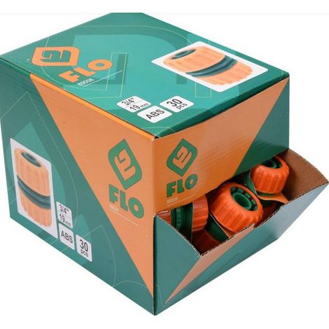 FLO SCHLAUCHVERBINDER 3/4" BOX - 30 Stück 89008