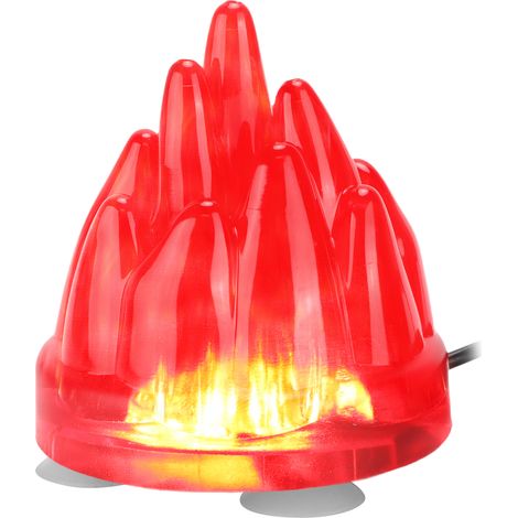 Décoration lumineuse volcan pour aquarium, lampe à bulles d'air LED, prise 100-240 V. (1/5)