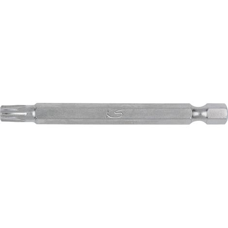 KS Tools - Boite de 5 embouts de vissage TORX® percé, L.75 mm - 1/4'' - TB25 - 911.7705 (1/2)