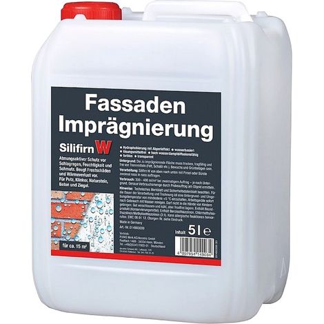 Hydrofuge pour façades SILIFIRM W protection durable contre l'humidité - Decotric